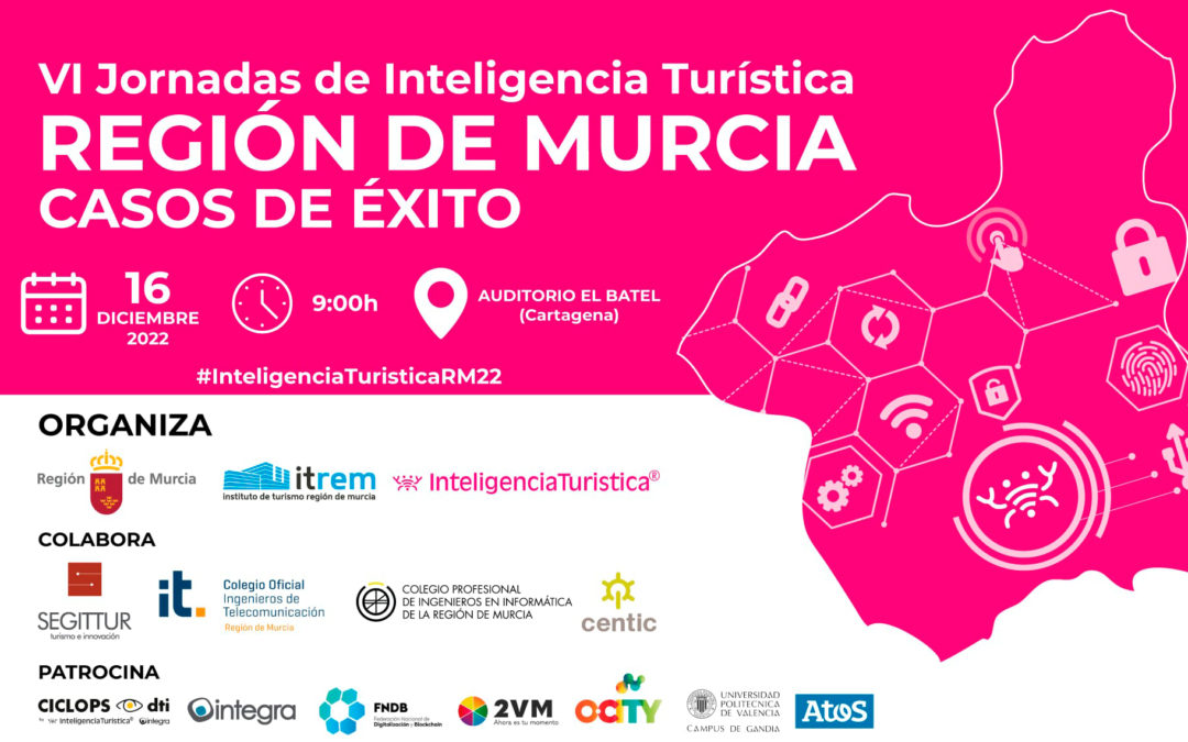 O-CITY participará en Jornada de Inteligencia Turística de la Región de Murcia